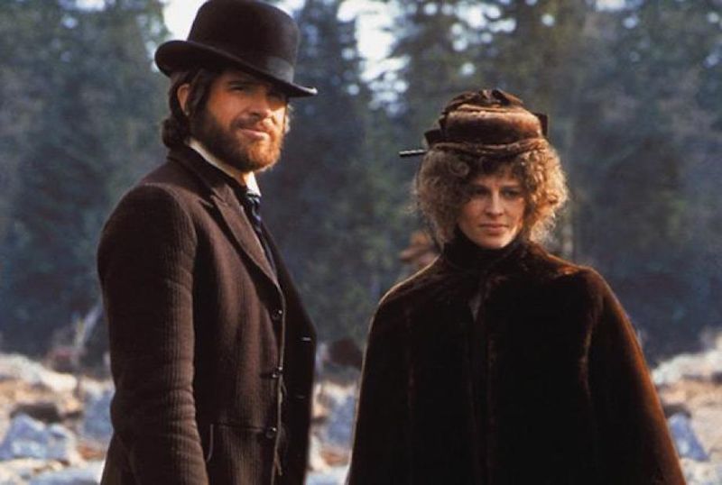 Warren Beatty and Julie Christie in 'McCabe & Mrs. Miller'