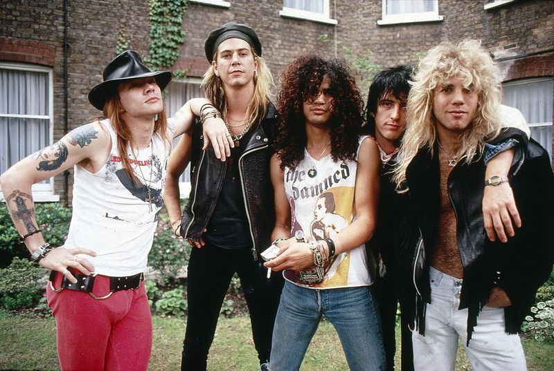 Guns N' Roses Bandanas and Ripped Denim
