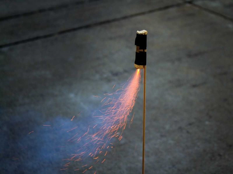 Backyard Rocket Fuel Mixing