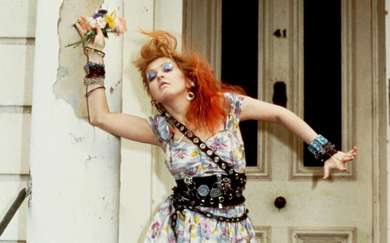 Cyndi Lauper's Colorful Hair Explosion