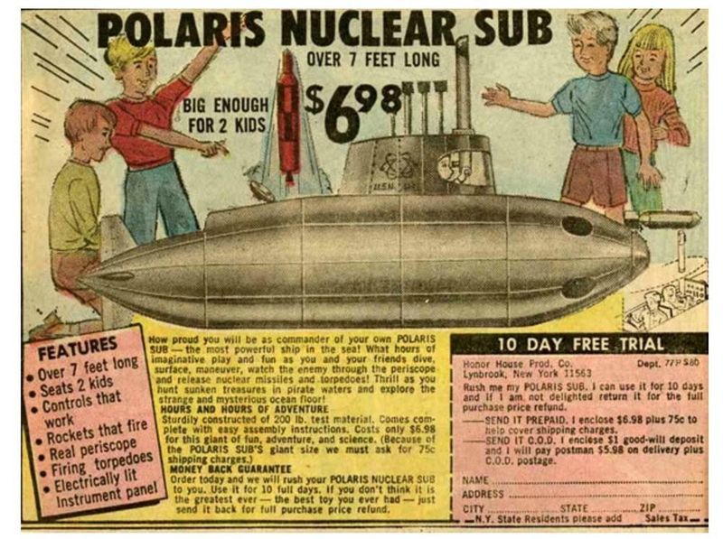 Polaris Nuclear Submarine (Cardboard Edition)