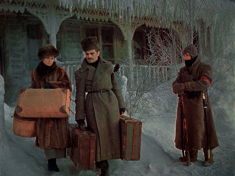Julie Christie and Omar Sharif in 'Doctor Zhivago'