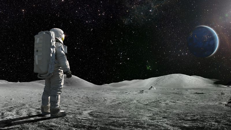 Astronaut on the Moon