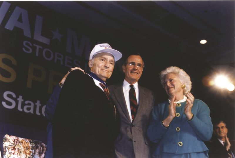 Sam Walton Accepting the Medal of Freedom (1992)
